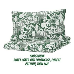 Green Forest Inspired Duvet Cover Set